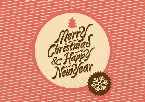 Christmas and New Year Vector Holiday Vector