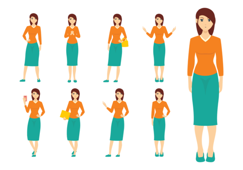 Mujer Vectors