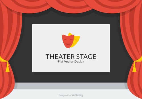 Theater Stage Vector Design