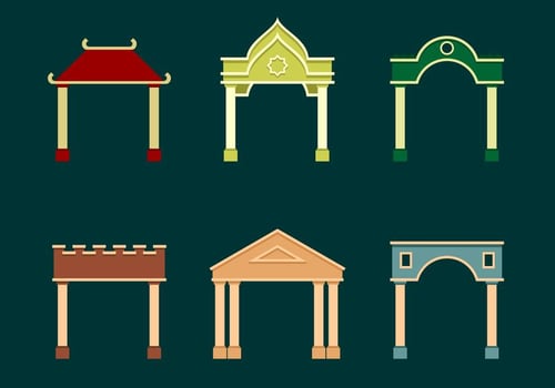 Open Gate Free Vector