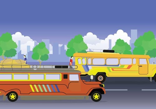 Free Jeepney Illustration vector
