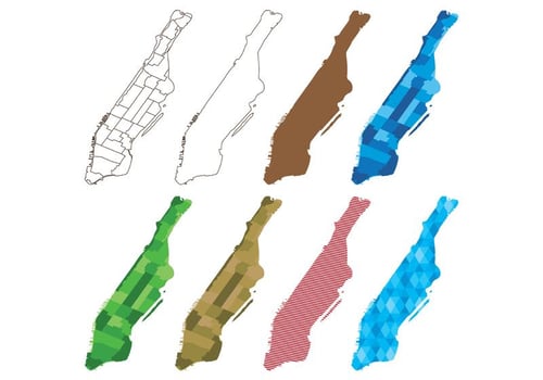 Manhattan Map Vectors
