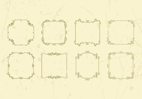 Free Decorative Vintage Frame Vector