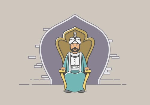 Sultan and the Kingdom vector
