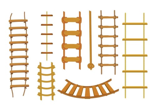 Rope Ladder Vector