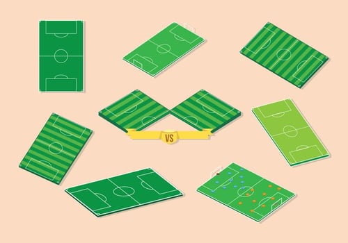 Football Ground Vector