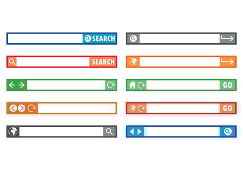 Set Of Address Bar Vectors