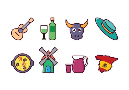 Free Spain Icon Set vector
