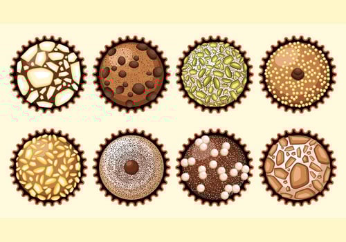 Brigadier Brazilian Chocolate vector