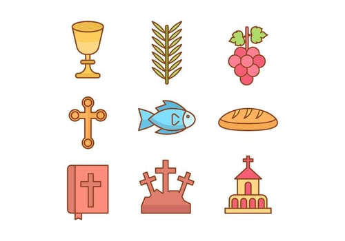Free Holy Week Icons  vector