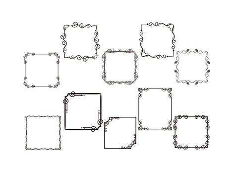 Free Frames Vectors