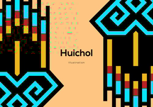 Huichol Vector Illustration