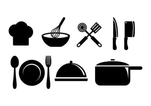 Cooking Icons Vector