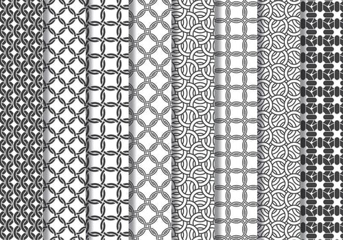 Chain Mail Pattern vector