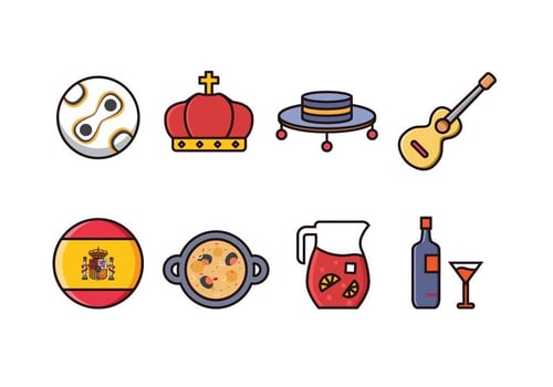 Free Spain Icon Set vector