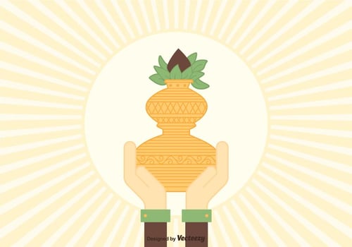 Free Vector Kalash Illustration