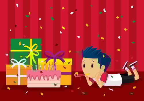 Party Blower Kids Free Vector