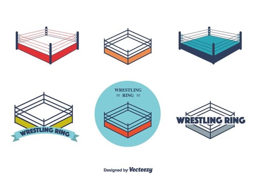 Wrestling Ring Vector