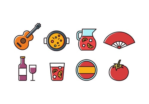Free Spain Icon Set vector