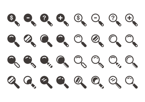 Free Lupa Icons Vector