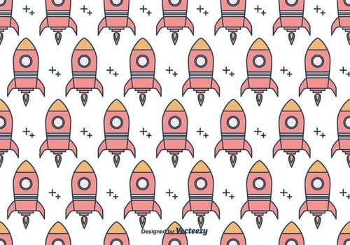 Starship Vector Pattern