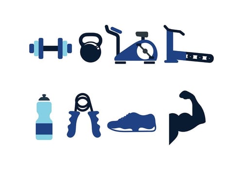 Fitness Icon Pack Vector