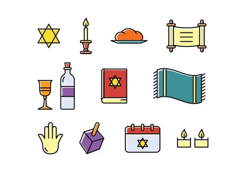 Free Shabbat Vector