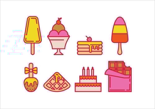 Vector sweets