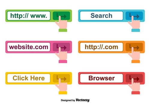 Address Bar Vector Icons