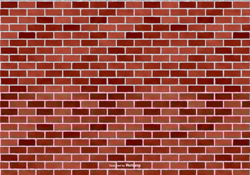 Red Brick Vector Background
