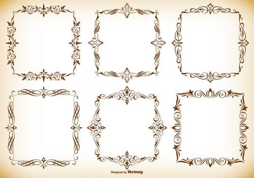 Decorative Frames Collection vector