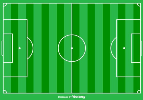 Football Ground Vector Background