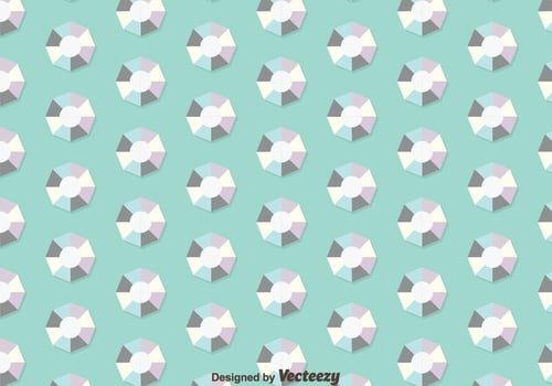 Rhinestone On Blue Background vector