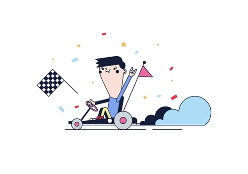 Free Go Kart Vector