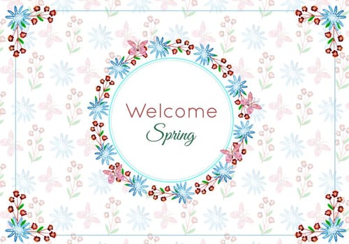 Free Vector Frames With Floral Pattern
