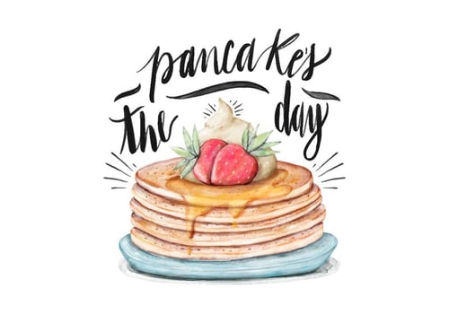 Pancake’s Day Illustration vector