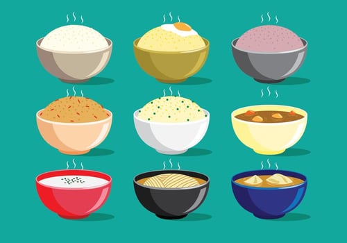 Asian Food vector