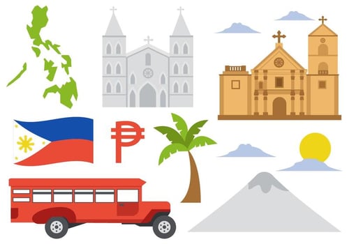 Philippines Icons Vector