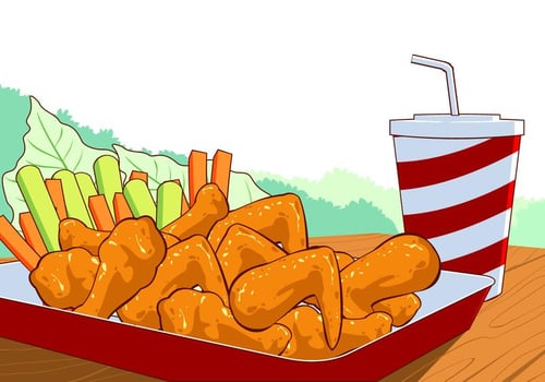 Buffalo Wings Free Vector