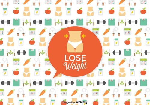 Slimming Vector Background