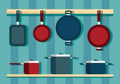 Cookware and Pan Vectors