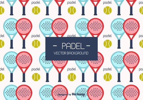 Padel Vector Background