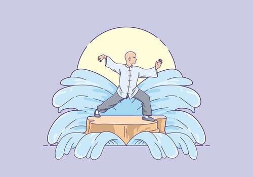 Free Tai Chi Illustration vector