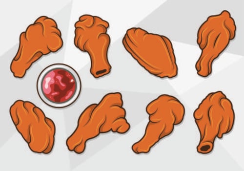 Vector Of Buffalo Wings