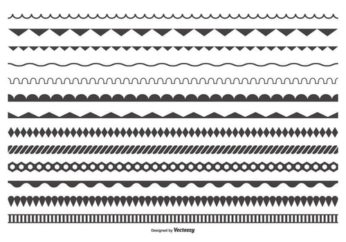 Decorative Vector Border Collection
