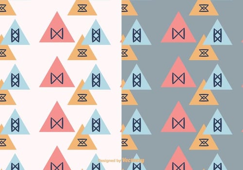 Triangle Geometric Backgrounds vector