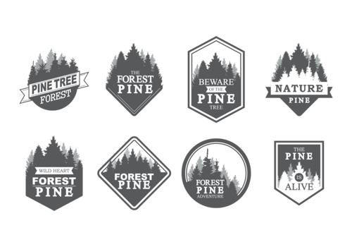 Sapin Labels Vector