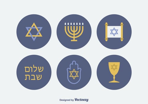 Jewish Vector Icons