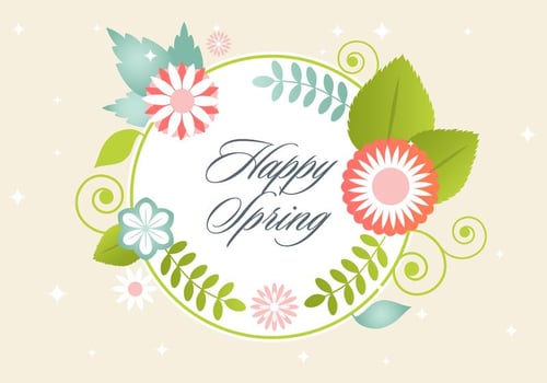 Free Floral Greeting Vector Elements