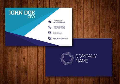 Creative Visiting cards vector